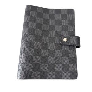 Louis Vuitton Damier Graphite Agenda MM Notebook Cover Organizer